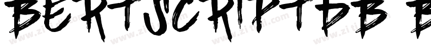 BertScriptDB Bold字体转换